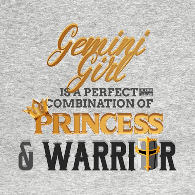 GEMINI Girl Princess Warrior Horoscope Birthday by porcodiseno